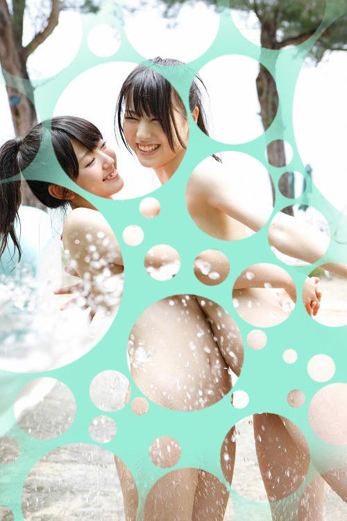 全裸に見える水玉コラ-65