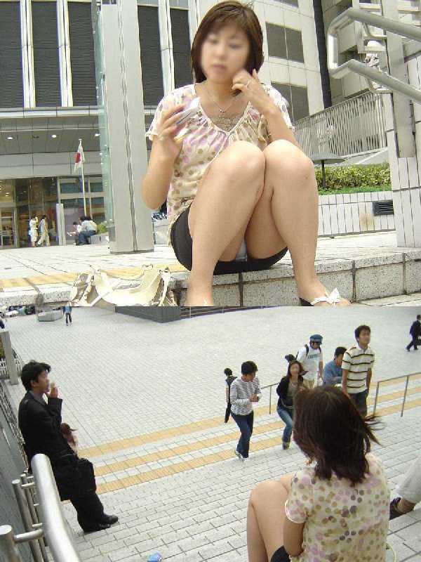盗撮素人ミニスカパンチラ-8