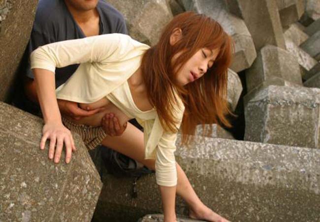 海や山お外での青姦-5