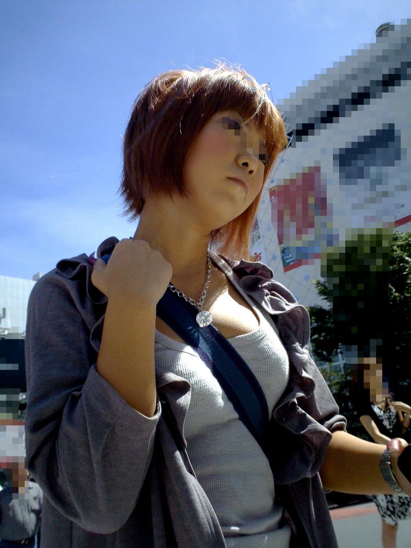 素人さんの着衣巨乳エロ-8