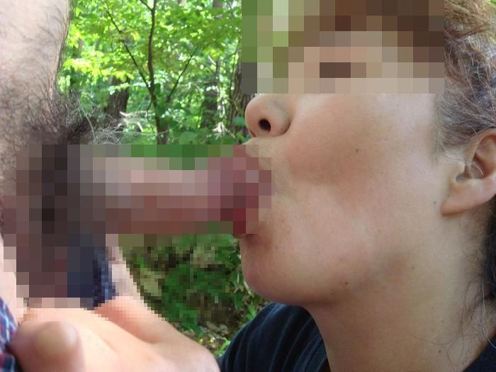 野外でのオーラルセックス-4