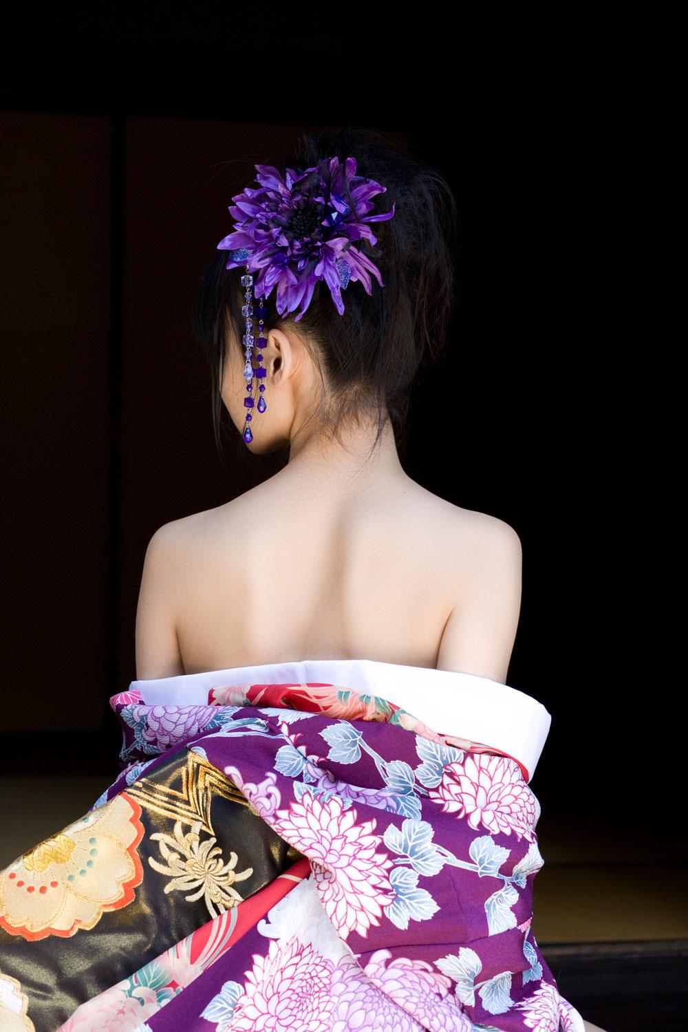 温泉旅館でのお姉さんのエロ-5
