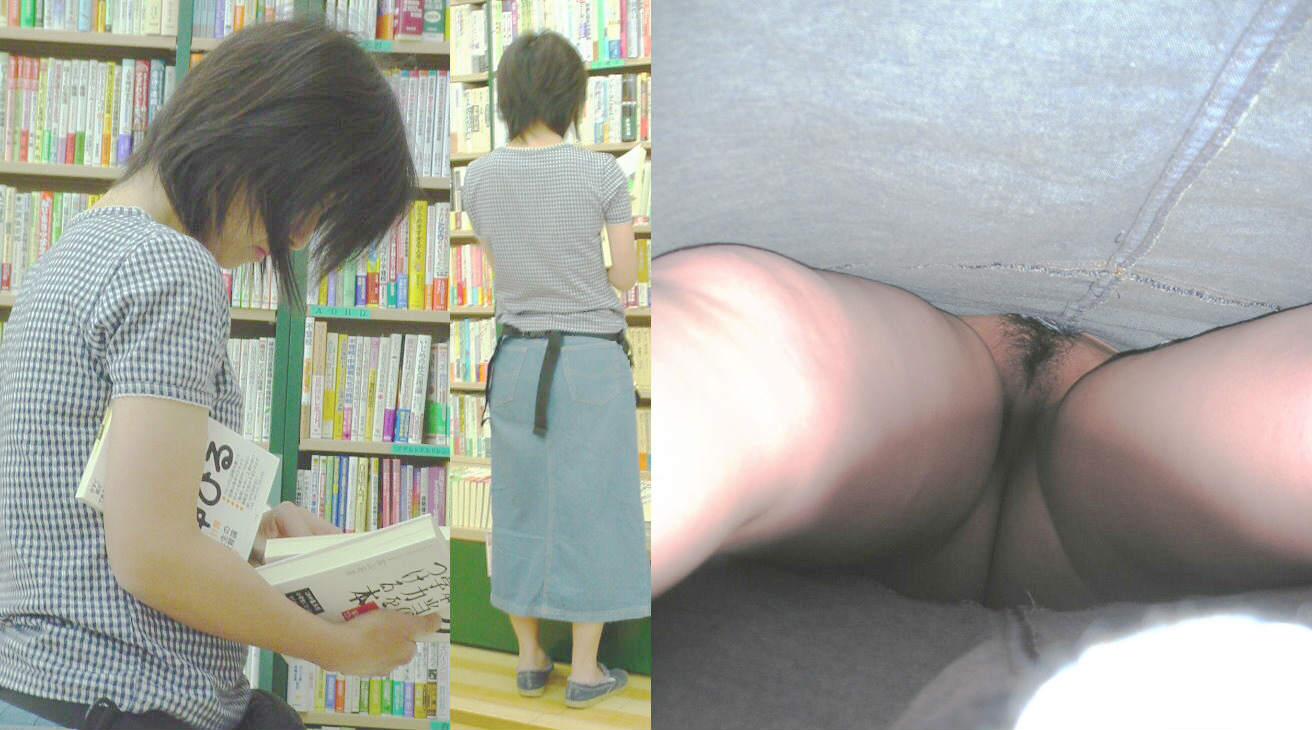 ノーパンでスカートのお姉さん-10